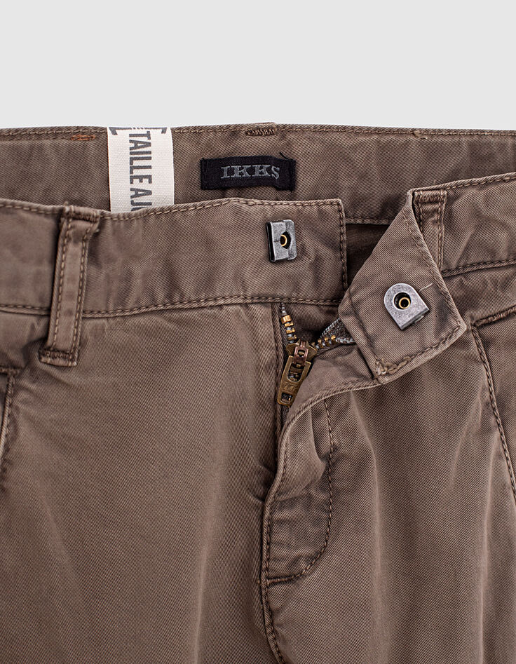 Boys&rsquo; dark khaki combat trousers-6