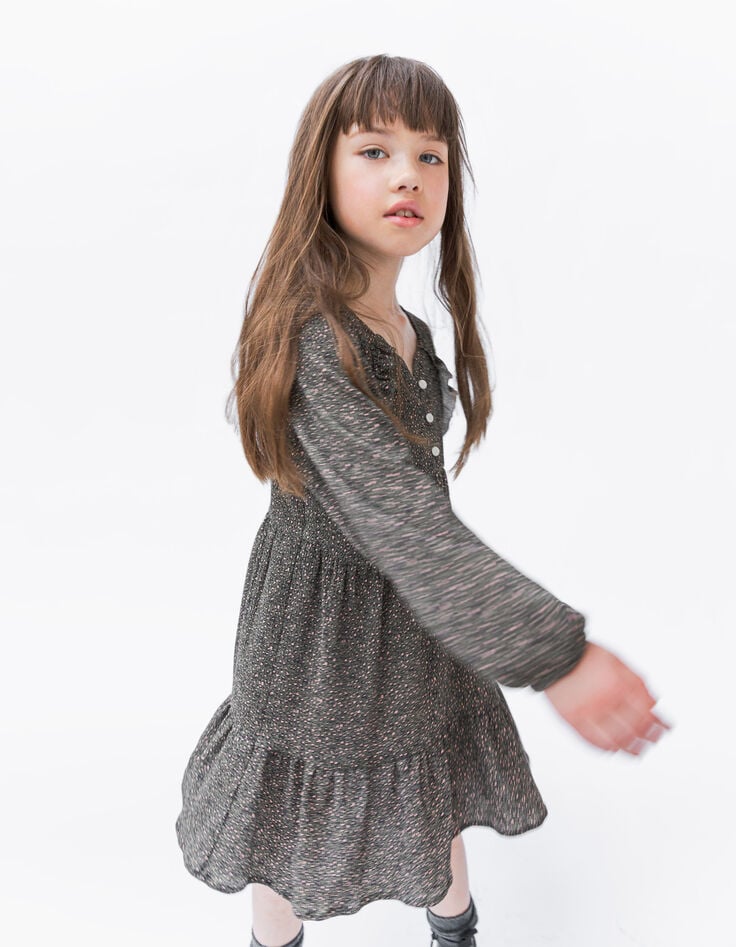 Kapow Kids Girls Heart Checkerboard Dress main image 0
