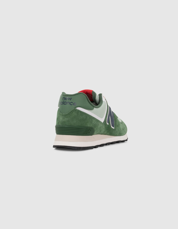 Men’s green NEW BALANCE 574 low-top trainers-6