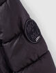 Jungenwendesteppjacke, Karos und Schwarz -7