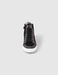 Boys’ black and grey suede trainers -2