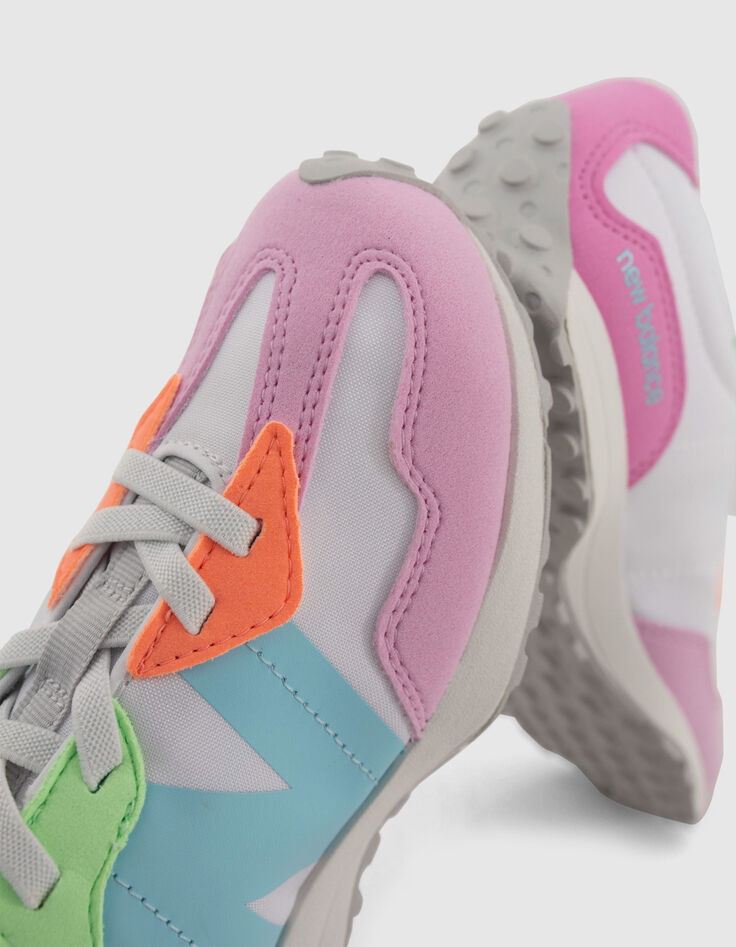 Pink New Balance 327 trainers-4