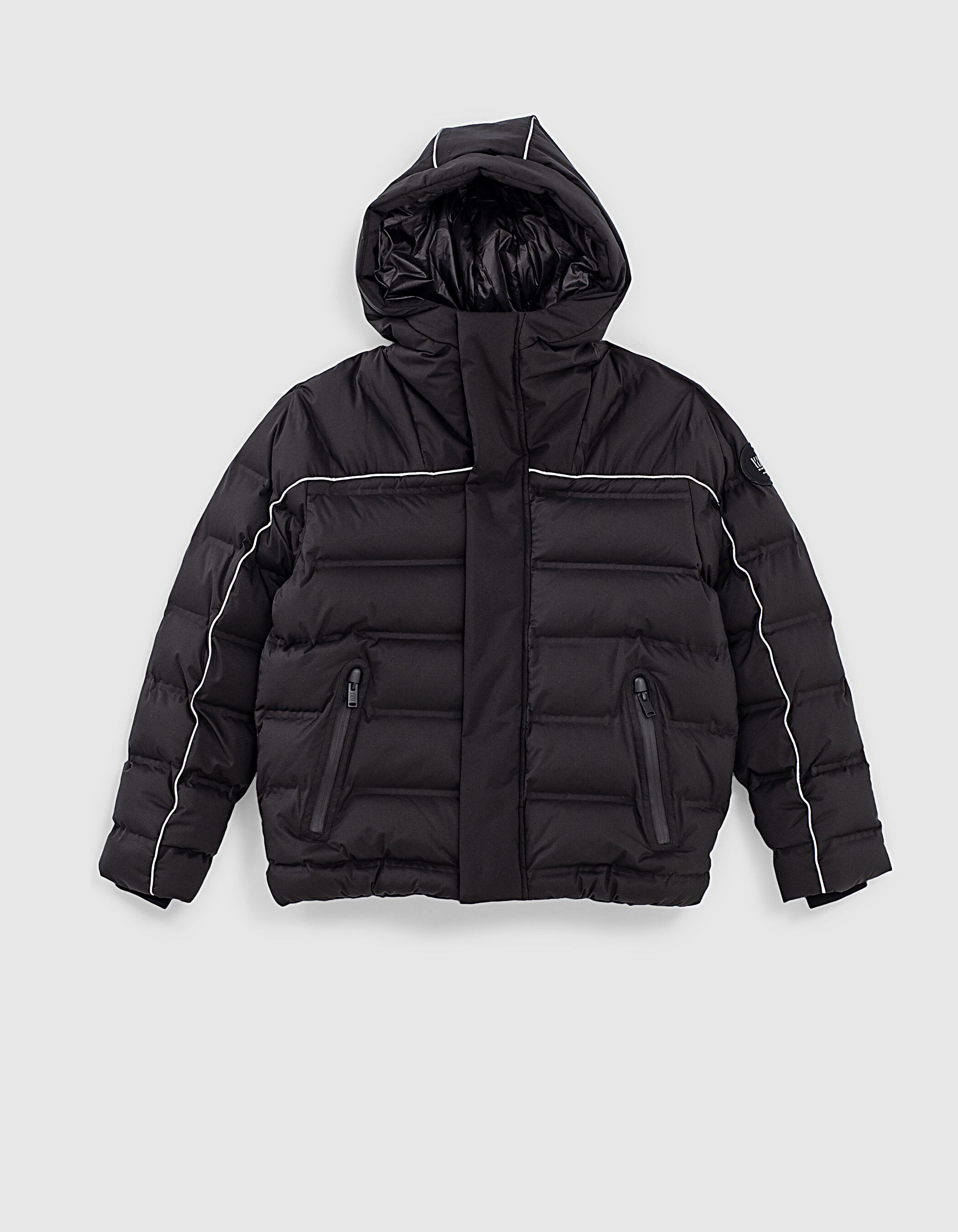 Reflective puffer jacket boys top