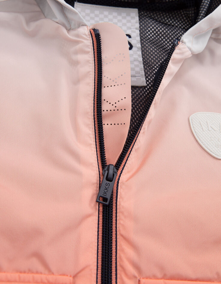 Boys’ neon orange windcheater with deep-dye effect-7