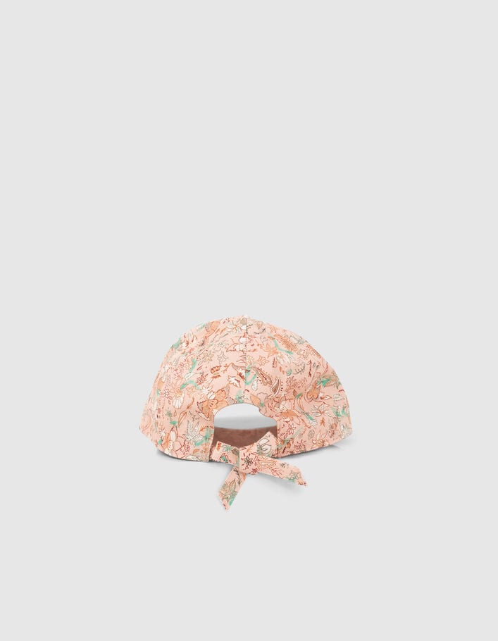 Gorra melocotón estampado floral bordado niña - IKKS