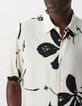 Men&rsquo;s chalk REGULAR shirt with XL astro print-4