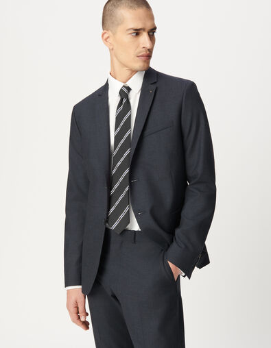 Americana azul marino 100&nbsp;% lana hombre - IKKS