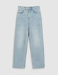 Jean droit bleu 7/8e Anders Femme-6