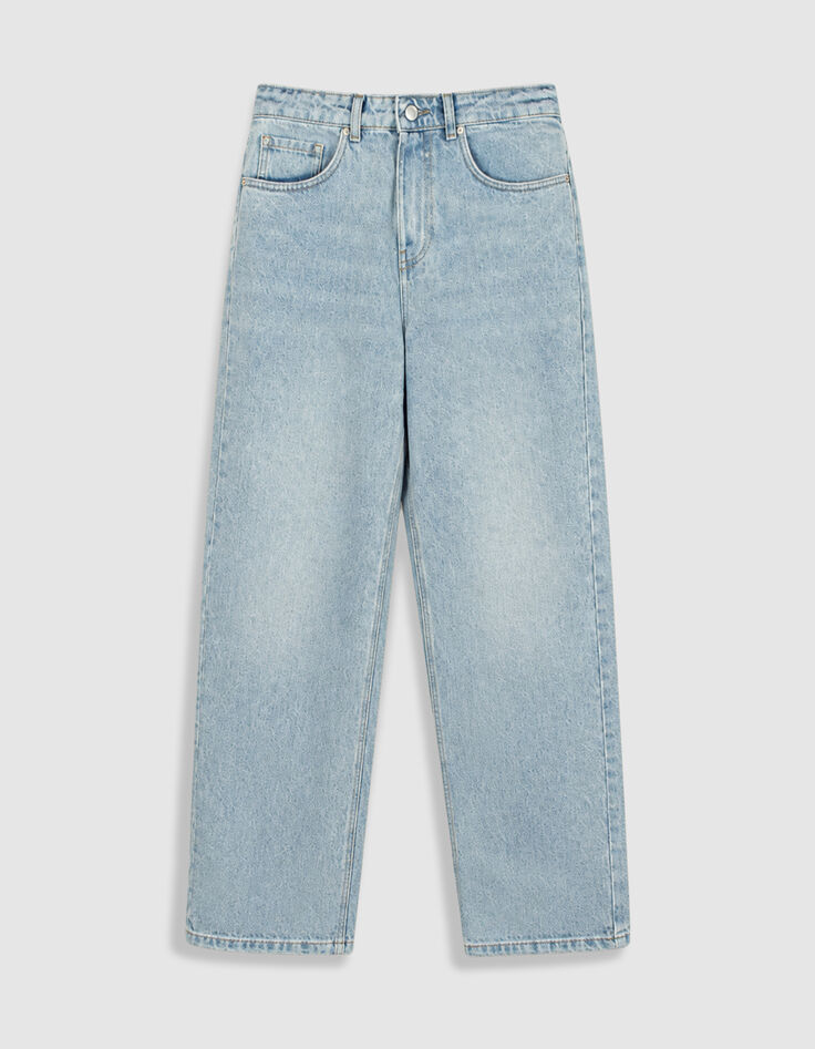 Jean droit bleu 7/8e Anders Femme-6