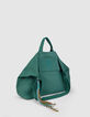 Sac totebag vert toile broderie Femme-3