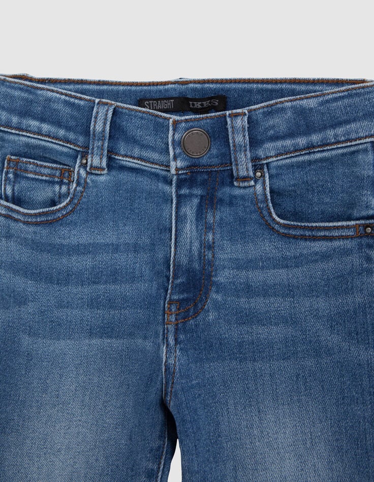 Vaqueros azules de pierna recta para chicos-2