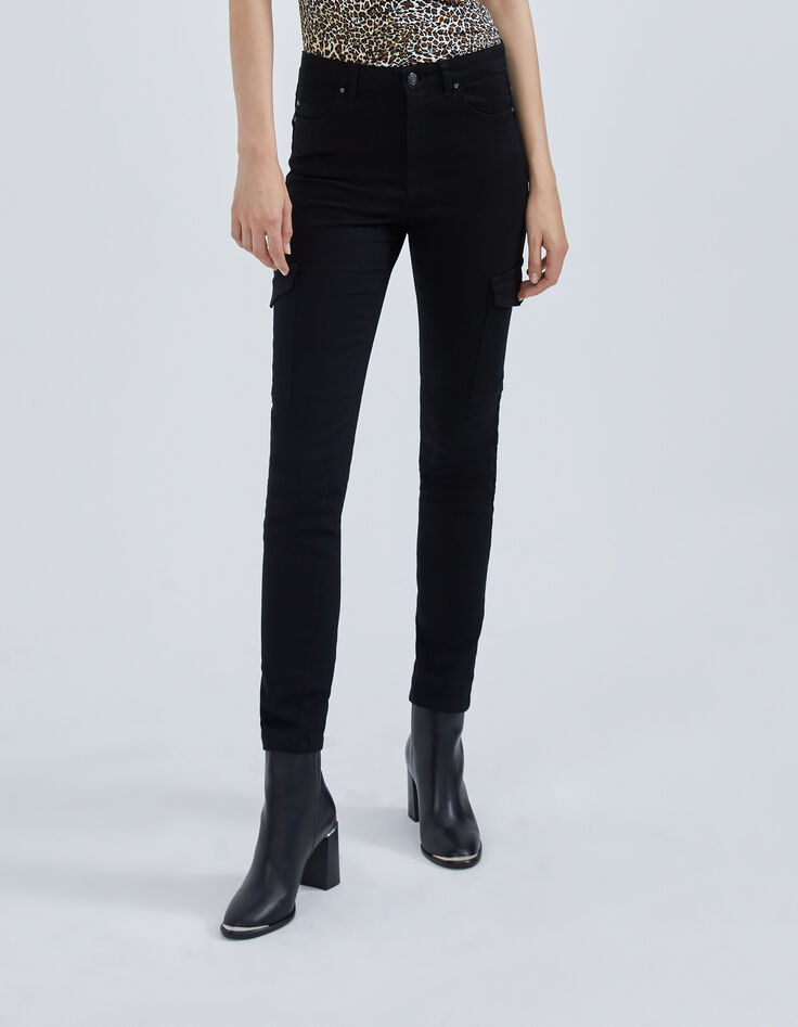 Women’s black combat sculpt-up slim jeans-5