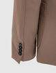 Men’s coffee knitlook suit jacket-6