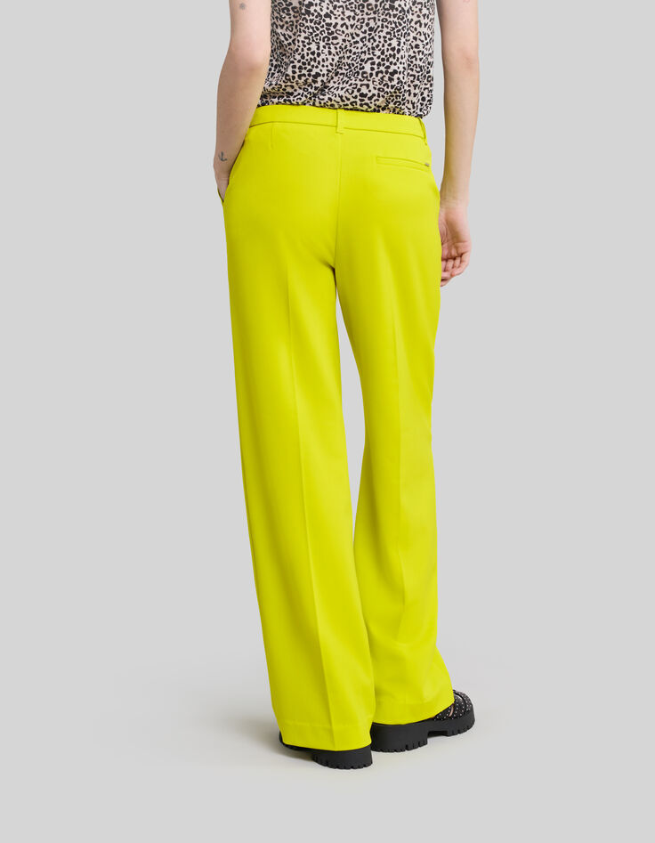 Women's lime green suit trousers-3