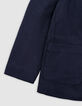 Boys' navy suit jacket with removable piping-4