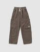 Pantalon barrel kaki esprit battle gar&ccedil;on-1