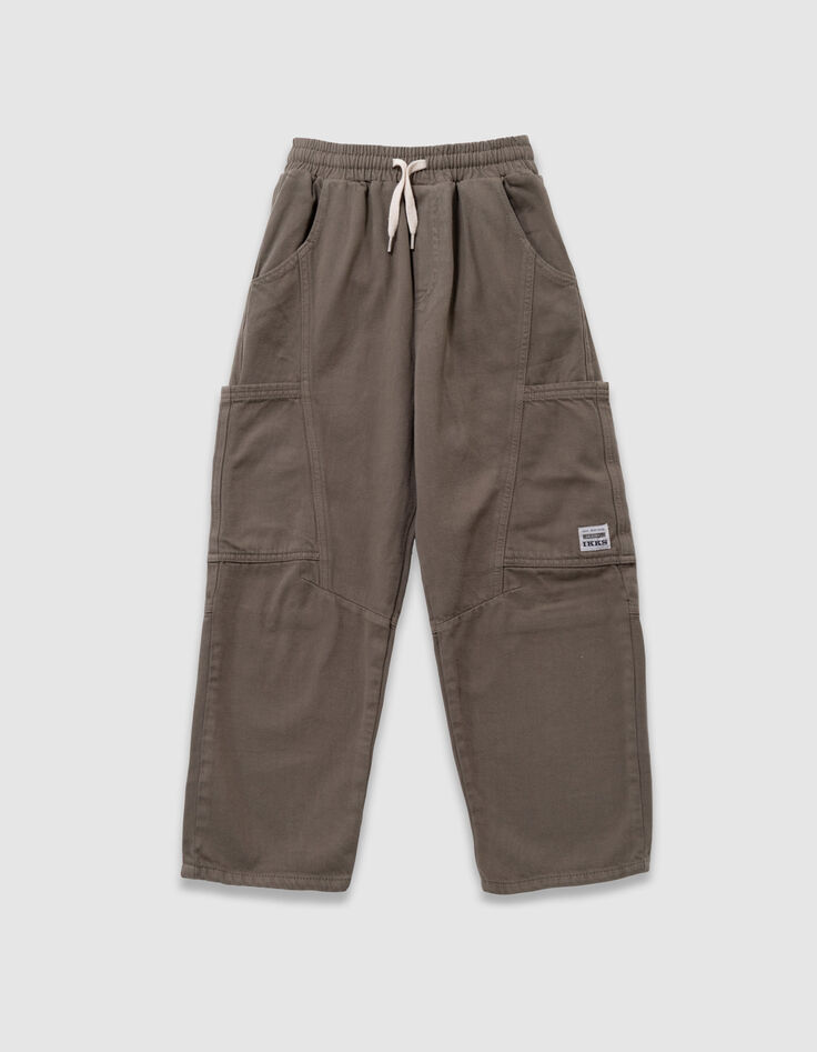 Pantalon barrel kaki esprit battle gar&ccedil;on-1