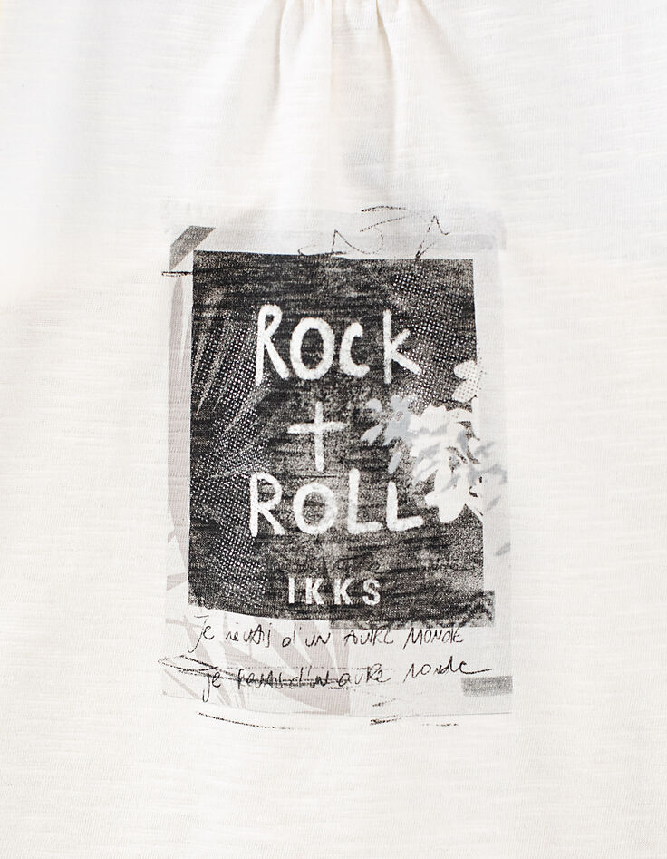 Ecrufarbenes Mädchen-Bio-Tanktop mit Foto-Pola-Motiv -4 Ecrufarbenes Mädchen-Bio-Tanktop mit Foto-Pola-Motiv -4