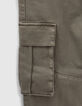Pantalón battle caqui niño-5