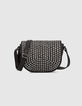 The Rock Small Waiter women’s all-over stud saddle bag-1