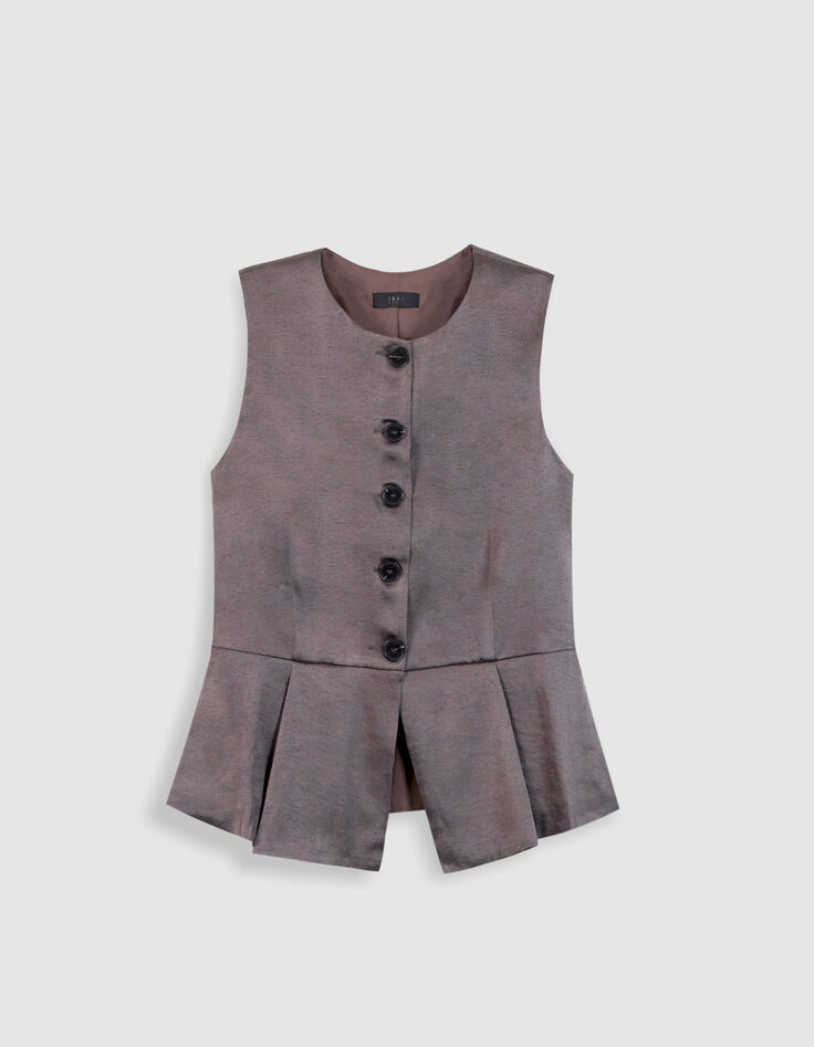 Lyocell&reg; grijs mouwloos damesvest-6