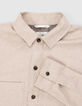 Surchemise REGULAR naturel façon flanelle Homme-5 Surchemise REGULAR naturel façon flanelle Homme-5
