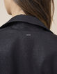 Veste noire irisée esprit motard I.Code-5