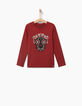 Girls' red T-shirt-2