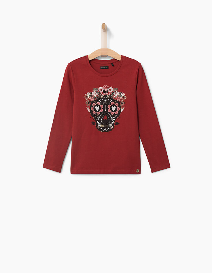 Girls' red T-shirt-2