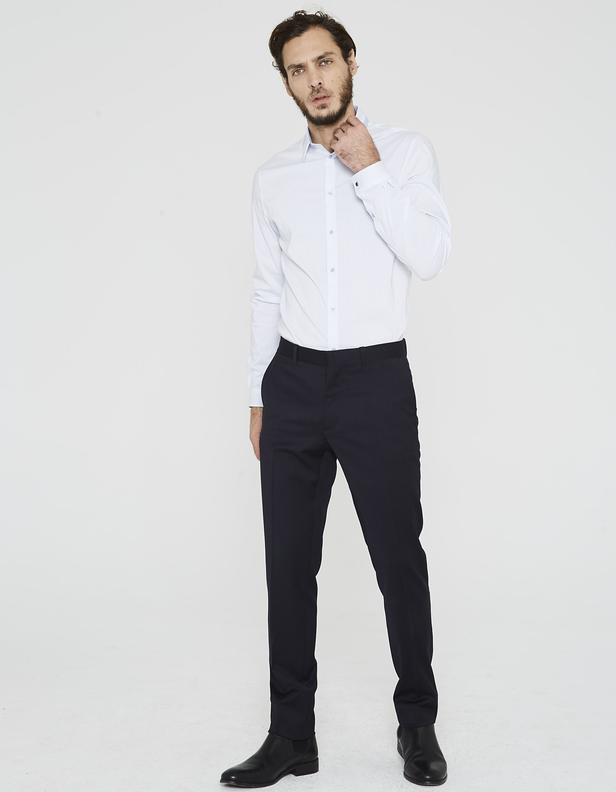 Camisa de rayas hombre