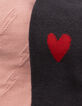 Baby Mädchen rosa und grau gestrickt Strumpfhose-7