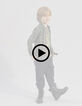 Boy's khaki plaid shirt-7