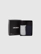 Boxers marine et gris Homme-5