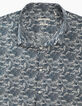 Chemise regular imprimée vagues indigo Homme-2