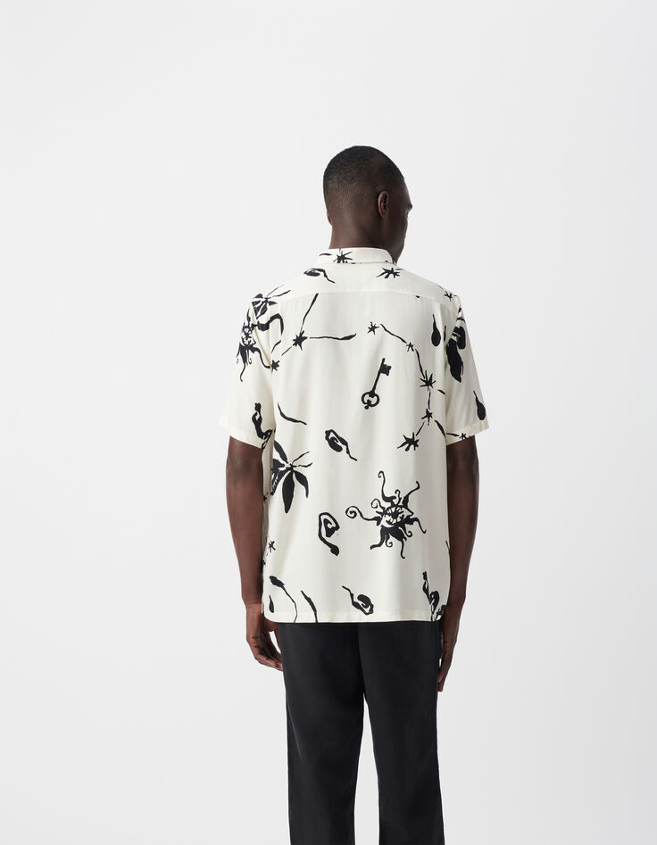 Chemise REGULAR craie imprimé maxi astro Homme-3 Chemise REGULAR craie imprimé maxi astro Homme-3