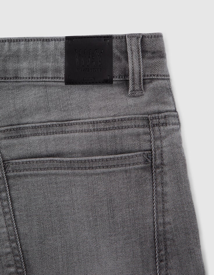 Graue STRAIGHT-Jungenjeans-7