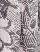 Gebloemde jacquard maxirok voor meisjes in ecru-6