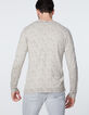Pull vison tricot fin imprimé feuillage Homme-4