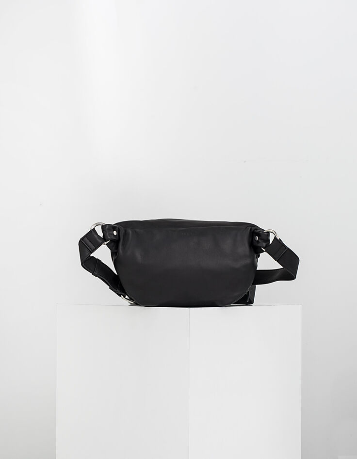 Sac banane IKKS en cuir matelassé femme-5