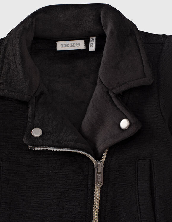 Veste Cardigan Noir Manches Longues Bebe Taille M - Occasion Très Bon état