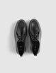 Derbies noirs vintage cuir Homme-7
