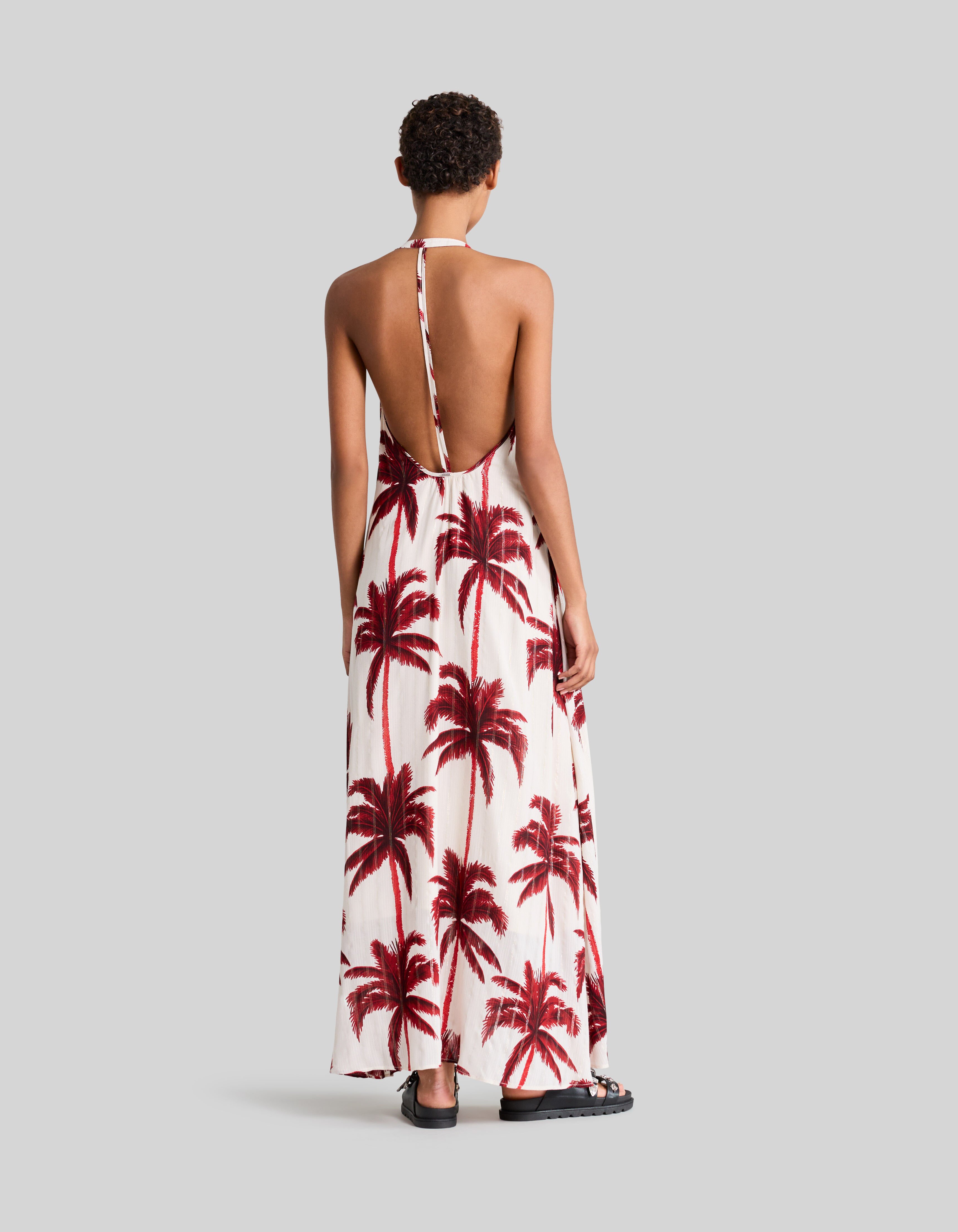 Robe motif palmier store
