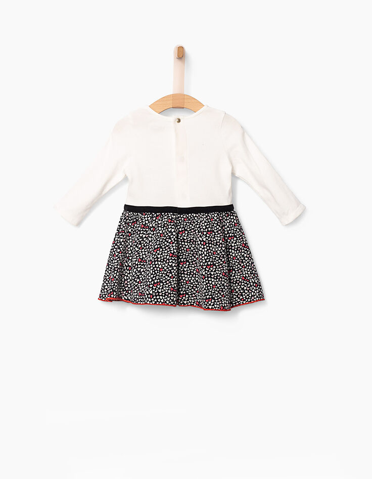 Baby girls' mixed-fabric dress-2