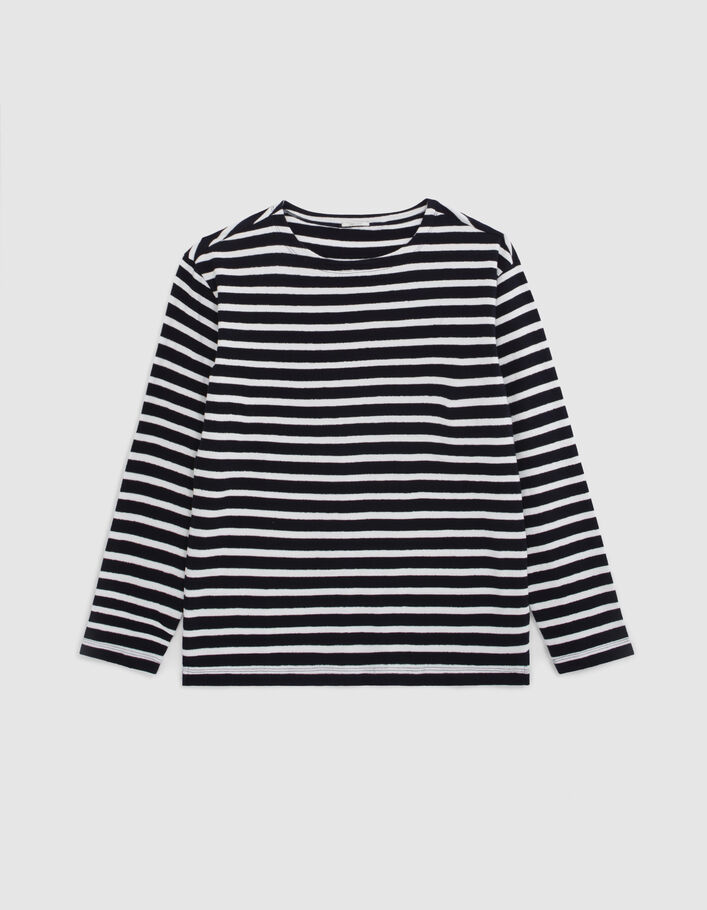 Men’s long-sleeve sailor-stripe T-shirt - IKKS