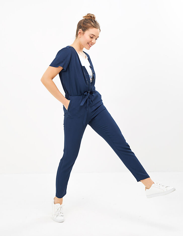 Marineblauer Ajours-Overall I.Code-6 Marineblauer Ajours-Overall I.Code-6