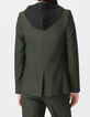 Women&rsquo;s khaki suit jacket with detachable facing-4