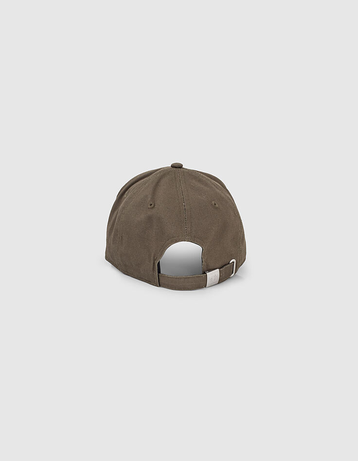Gorra caqui oscuro bordado relieve niño -3