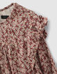 Girls&rsquo; rosewood blurry floral print blouse-4