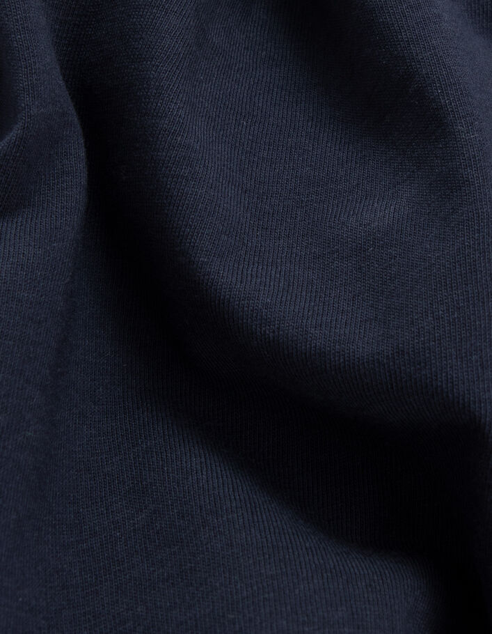 Marineblaues Jungen-T-Shirt aus Biobaumwolle, Tänzer-Motiv - IKKS