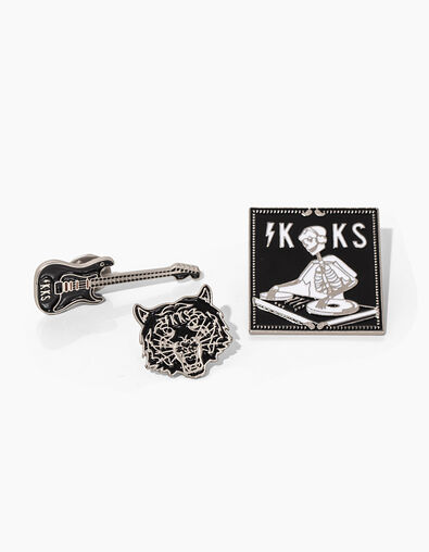 Pines tigre, guitarra, DJ esqueleto niño  - IKKS